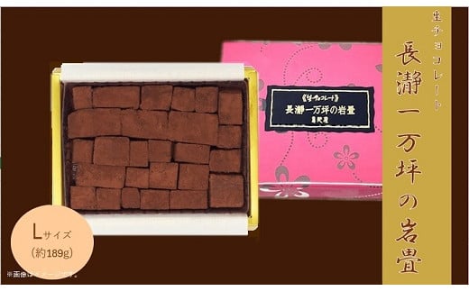 生チョコレート「長瀞一万坪の岩畳」Lサイズ（約189g）