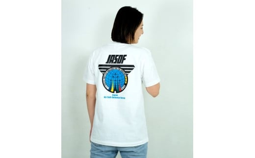 東松島市「ブルーインパルスマンホール（Olympic）」 Tシャツ　カラー：ホワイト　サイズ：Ｓサイズ 1304721 - 宮城県東松島市