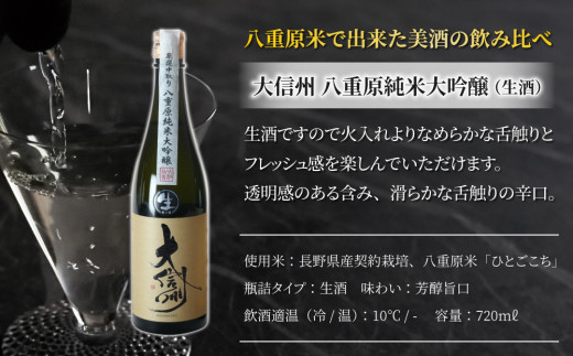 【2月】大信州　八重原米純米大吟醸ひとごこち生酒