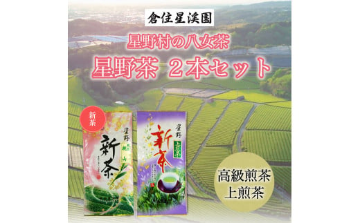 星野村の八女茶 2本セット [a9273] 株式会社 ゼロプラス 【返礼品】添田町 ふるさと納税 992210 - 福岡県添田町