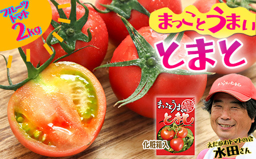 まっことうまい!水田さんのフルーツトマト[約2kg / 化粧箱入]