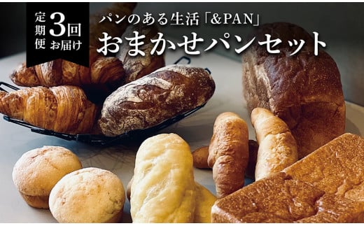 【定期便全3回】＆PAN　こだわりのパン詰め合わせセット 1203463 - 北海道札幌市