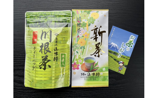 新茶　厳選川根茶・ティーバッグ ２種セット　イメージ画像