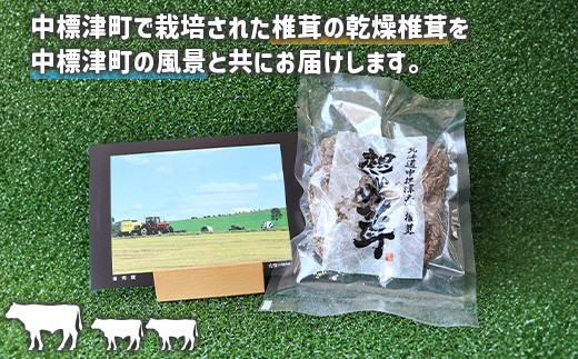 中標津産乾燥椎茸 １０ｇ×２袋 計20g　なかしべつ観光協会バージョン