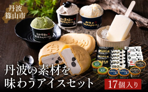 丹波篠山 素材を味わうアイスクリーム　人気セット　17個 計6種 956577 - 兵庫県丹波篠山市