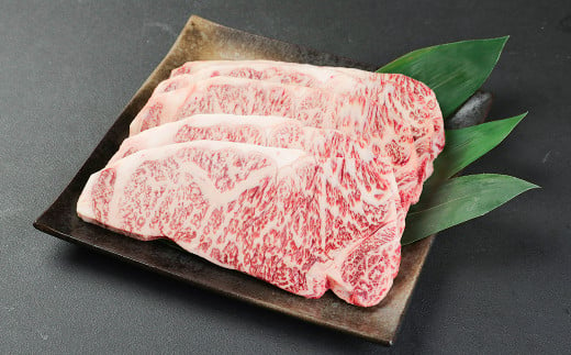 くまもと黒毛和牛ロースステーキ 1.1kg（220g×5枚） 1317370 - 熊本県湯前町