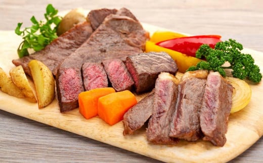 紀州和華牛 熟成 食べ比べ ステーキ 3種盛り 300g 1317504 - 和歌山県和歌山市