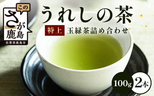 うれしの茶　特上玉緑茶　2本入　詰め合わせ　B-751 1315922 - 佐賀県鹿島市