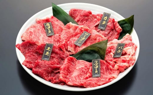 紀州和華牛 熟成 食べ比べ しゃぶしゃぶ用 セット 6種盛り 480g 1317518 - 和歌山県和歌山市