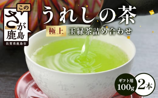 うれしの茶　極上玉緑茶　2本入　詰め合わせ（ギフト用）　B-752 1315921 - 佐賀県鹿島市