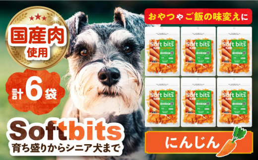 Softbits （野菜）にんじん（40g×6P）長崎県/株式会社サポート [42AEAE018]