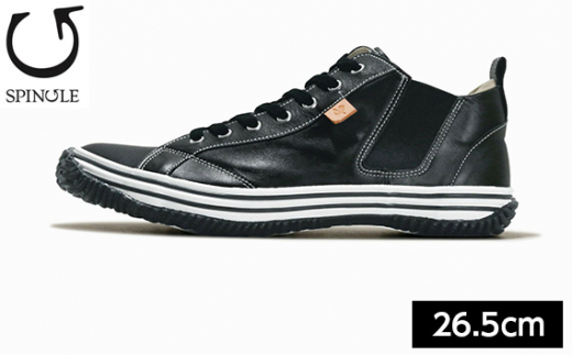 No.1015-05 SPM－442 Black　サイズL（26.5cm） ／ ロゴ変更前 靴 カンガルー革 ミドルカット スピングル SPINGLE スピングルムーヴ スピングルムーブ SPINGLE MOVE 広島県