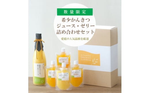 ミヤモトオレンジガーデンの「愛媛の希少かんきつジュース・ゼリー詰め合わせセット」＜D25-85＞【1309626】 411994 - 愛媛県八幡浜市