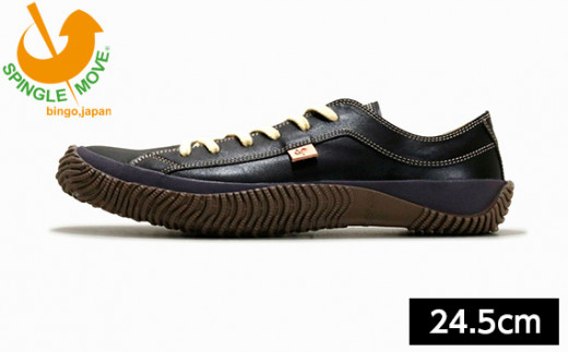 No.1003-03 SPM-110 Black サイズS(24.5cm) / ロゴ変更前 靴 カンガルー革 ローカット スピングル SPINGLE スピングルムーヴ スピングルムーブ SPINGLE MOVE 広島県