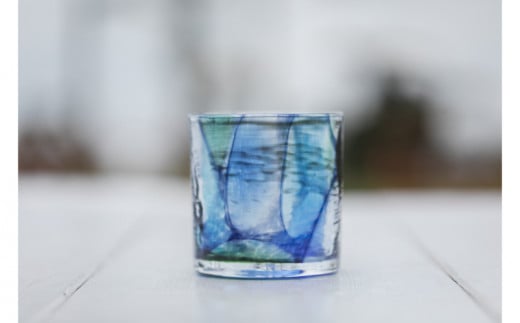 【RYUKYU GLASS WORKS 海風】ステンドロック（BLUE） 1332644 - 沖縄県読谷村