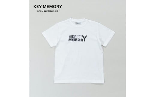 《1》【KEYMEMORY 鎌倉】フラワーロゴTシャツ WHITE 1312223 - 神奈川県鎌倉市