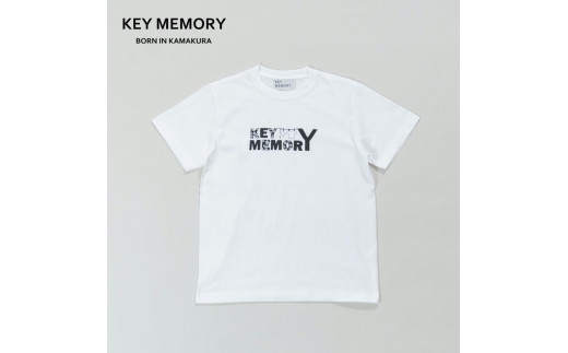 《3》【KEYMEMORY 鎌倉】フラワーロゴTシャツ WHITE 1312225 - 神奈川県鎌倉市