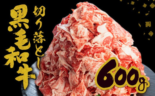 [簡易包装][訳あり]うまい赤身にこだわった 牛飼いの和牛肉 切り落とし スライス 飛米牛 600g (300g×2) 牛肉 肉 和牛 黒毛和牛 国産 牛丼 焼肉 すき焼き 訳あり [Q2421]