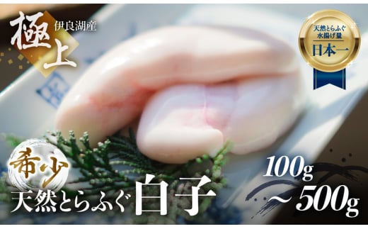 最高級 天然とらふぐ 白子 100g 自家製ポン酢 薬味付き 伊良湖天然とらふぐ フグ 天然ふぐ 愛知県 田原市 最高級 高級 12000円