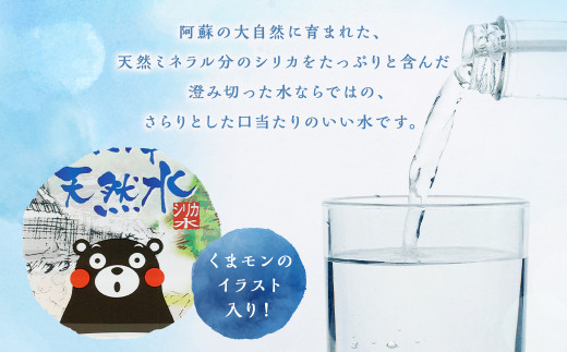 熊本 天然水 (くまモンシリカ天然水) 2L×9本 合計18L