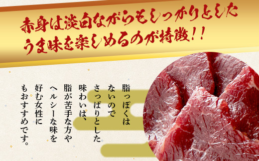 【定期便6回】熊本県 赤身 馬刺し 約200g×6回