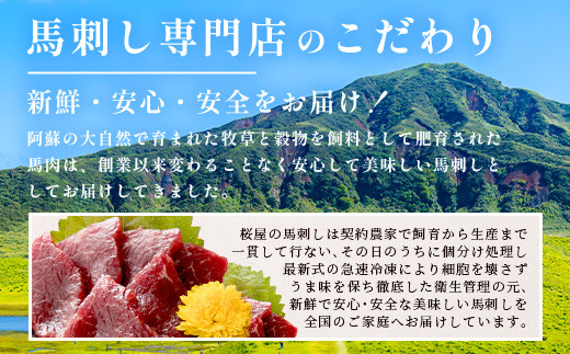 【定期便3回】熊本県 赤身 馬刺し 約200g×3回