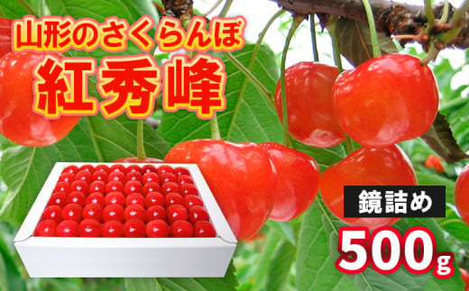 山形のさくらんぼ 紅秀峰 鏡詰め 500g Lサイズ以上 【令和7年産先行予約】FS24-553くだもの 果物 フルーツ 山形 山形県 山形市  2025年産 - 山形県山形市｜ふるさとチョイス - ふるさと納税サイト