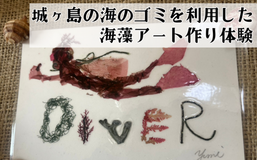 B14-058 海から出たゴミを利用したシーボーンアート　海藻アート作り体験 1340640 - 神奈川県三浦市