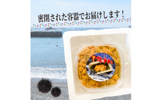 期間限定】 生うに 200g ミョウバン不使用 冷蔵 うに 三陸産 雲丹 ムラサキウニ 魚介 海産物 海の幸 うに丼 刺身 朝どれ 海産物 うに丼  朝獲れ - 岩手県大船渡市｜ふるさとチョイス - ふるさと納税サイト