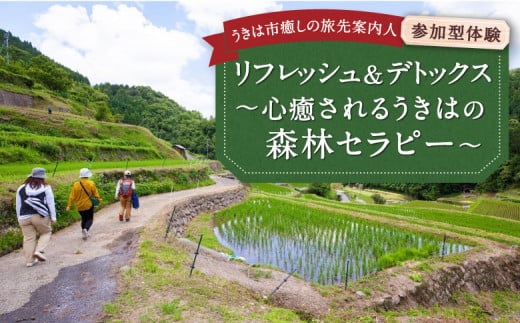 【参加型体験】リフレッシュ&デトックス 心癒されるうきはの森林セラピー 214774 - 福岡県うきは市