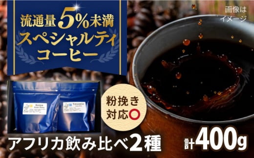 スペシャルティコーヒー　アフリカ飲み比べセレクトセット 200g×2袋 長崎市/Roost Coffee Roaster [LHL015]