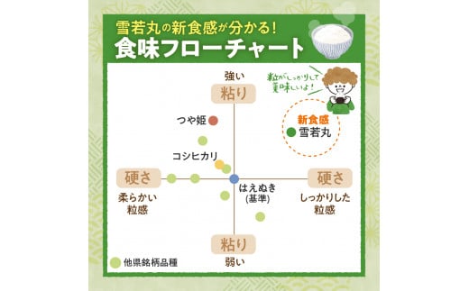 山形県河北町のふるさと納税 【令和6年産米】2025年7月上旬発送 雪若丸10kg（5kg×2袋） 山形県産 【JAさがえ西村山】