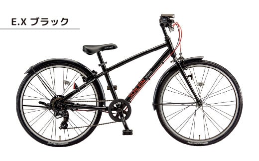 ブリヂストン シュライン 子ども用自転車 24インチ ブラック - 埼玉県 