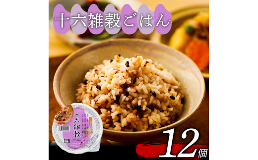 ご飯パック 十六雑穀ごはん 160g 12個 お米 レトルト 食品 無添加 国産 レンジで簡単 温めるだけ ギフト 引っ越し 挨拶 内祝い お歳暮 結婚