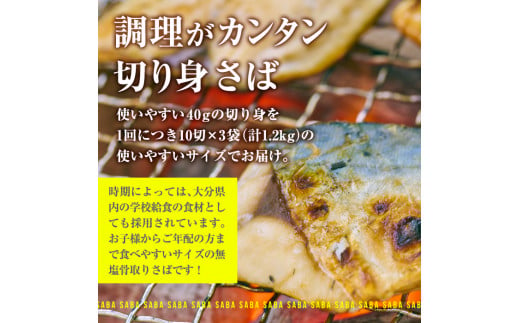 大分県佐伯市のふるさと納税 訳あり・さば 切り身(総計約1.2kg・30切)訳あり さば 切り身 セット 冷凍 国産 切身 魚 海鮮 おかず 骨抜き 骨なし 骨取り 個包装 鯖 惣菜 簡単調理 無塩 フライ 塩焼き 味噌煮 大分県 佐伯市【AQ88】【(株)やまろ渡邉】