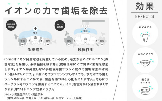 替えブラシが3セット（6本）付きます