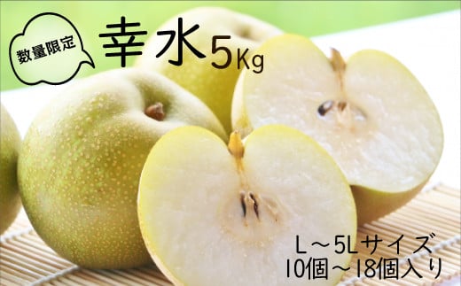 柴沼梨園の梨（幸水）5kg