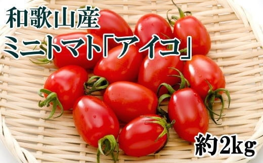 【2025年4月出荷分】和歌山産ミニトマト「アイコトマト」約2kg（S・Mサイズおまかせ）【TM140】 477963 - 和歌山県海南市