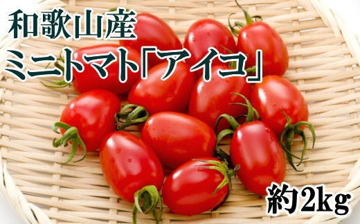 【2月出荷分】ミニトマト「アイコトマト」約2kg（S・Mサイズおまかせ）【TM110】 477961 - 和歌山県海南市