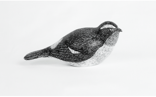 【ペン画アーティスト 村山大明】「小鳥」立体ペン画作品　キビタキ　[髙島屋選定品］085N741-2 1378582 - 京都府南丹市