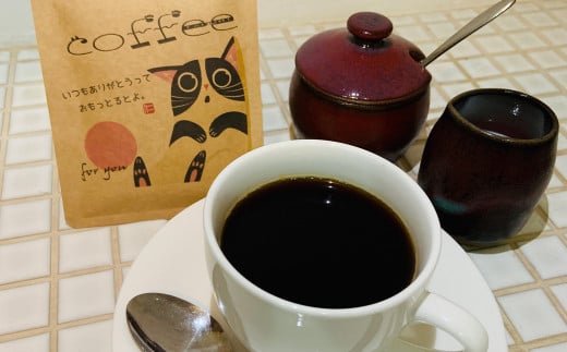 にゃんこドリップコーヒー 5個入 珈琲 COFFEE コーヒー 直火焙煎 焙煎 ドリップ 福岡県 太宰府市