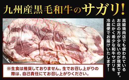 幻のサガリ これが和牛のサガリです