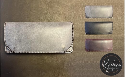 [バーガンディ]財布 高級ブライドルレザー ロングウォレット 手縫い カラー3色[ダークブラウン ブラック バーガンディ]|革 革製品 長財布 ロングウォレット ファスナー付き メンズ レディース ハンドメイド