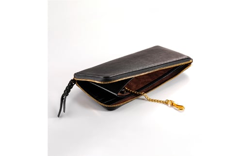 【豊岡財布】anti-mode style OLIVE Long Wallet(AW600）ブラック 917562 - 兵庫県豊岡市