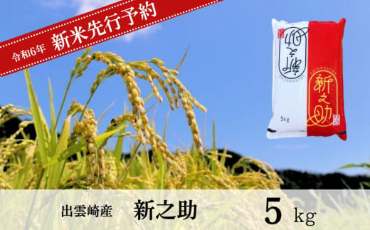 【先行予約】 新米 「新之助」5㎏ (10月以降発送予定 )  新潟県産 出雲崎町産 令和6年産 白米 精米 お米  1427144 - 新潟県出雲崎町