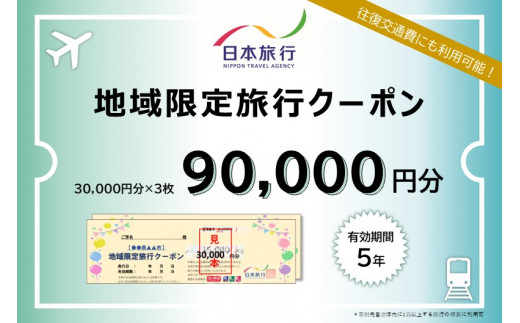 JT004　沖縄県宮古島市　日本旅行　地域限定旅行クーポン90,000円分 1377846 - 沖縄県宮古島市