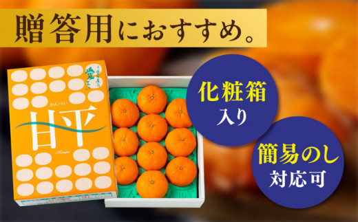  甘平（かんぺい） 2L〜3L玉サイズ 約3kg箱入（10玉～12玉入り）