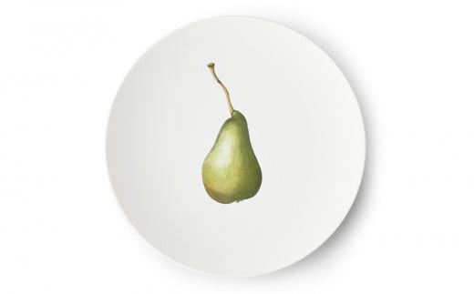 [伊万里焼/畑萬陶苑]Restaurant MAISON(Paris)φ29cm Plate[Pear]