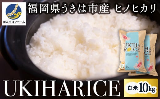 みずほファーム UKIHA RICE 白米10kg 2024年10月20日より順次出荷予定 264355 - 福岡県うきは市