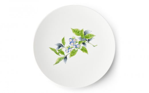 [伊万里焼/畑萬陶苑]Restaurant MAISON(Paris)φ29cm Plate[Blueberry]